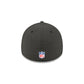 New York Jets 2025 Sideline Hot Weather Black 39THIRTY Stretch Fit Hat
