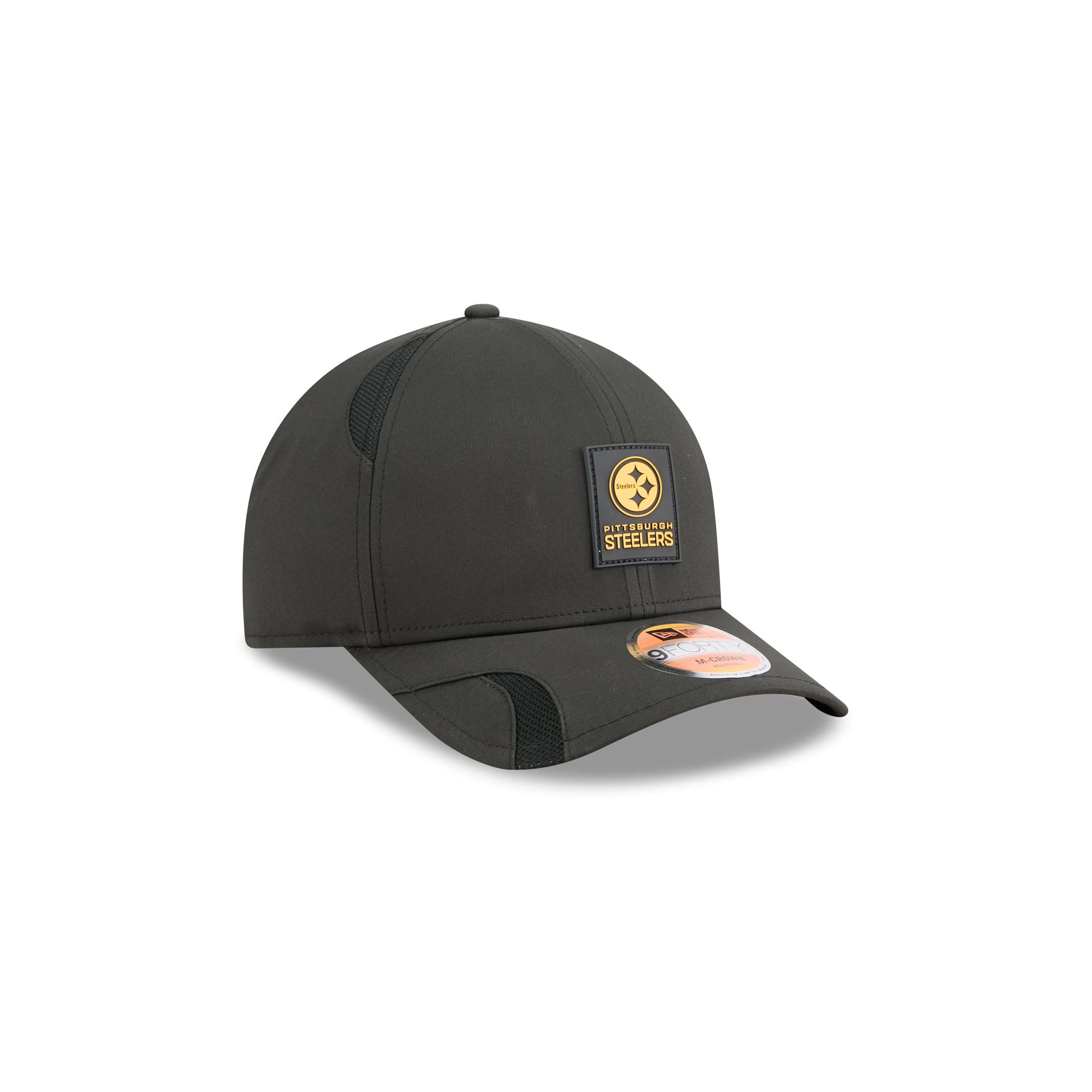 Pittsburgh Steelers 2025 Sideline Hot Weather Kids 9FORTY M-Crown Snapback Hat