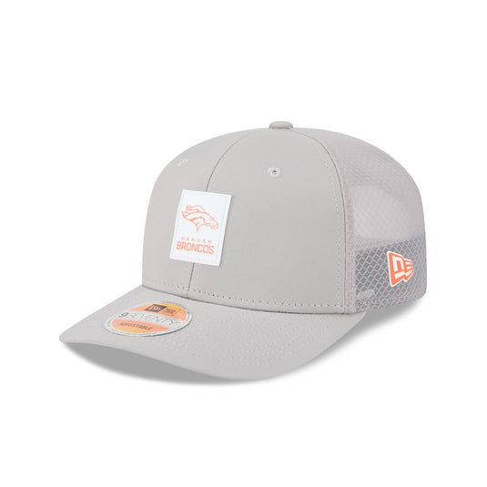 Denver Broncos 2025 Sideline Hot Weather Gray 9SEVENTY Trucker Hat - New Era Cap