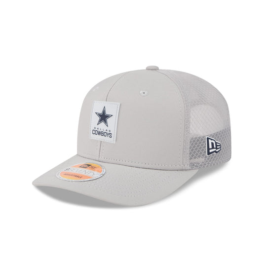 Dallas Cowboys 2025 Sideline Hot Weather Gray 9SEVENTY Trucker Hat - New Era Cap
