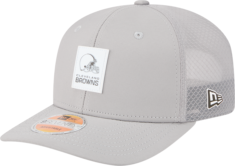 Cleveland Browns 2025 Sideline Hot Weather Gray 9SEVENTY Trucker Hat