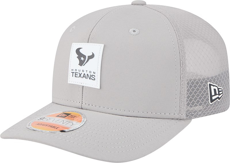 Houston Texans 2025 Sideline Hot Weather Gray 9SEVENTY Trucker Hat