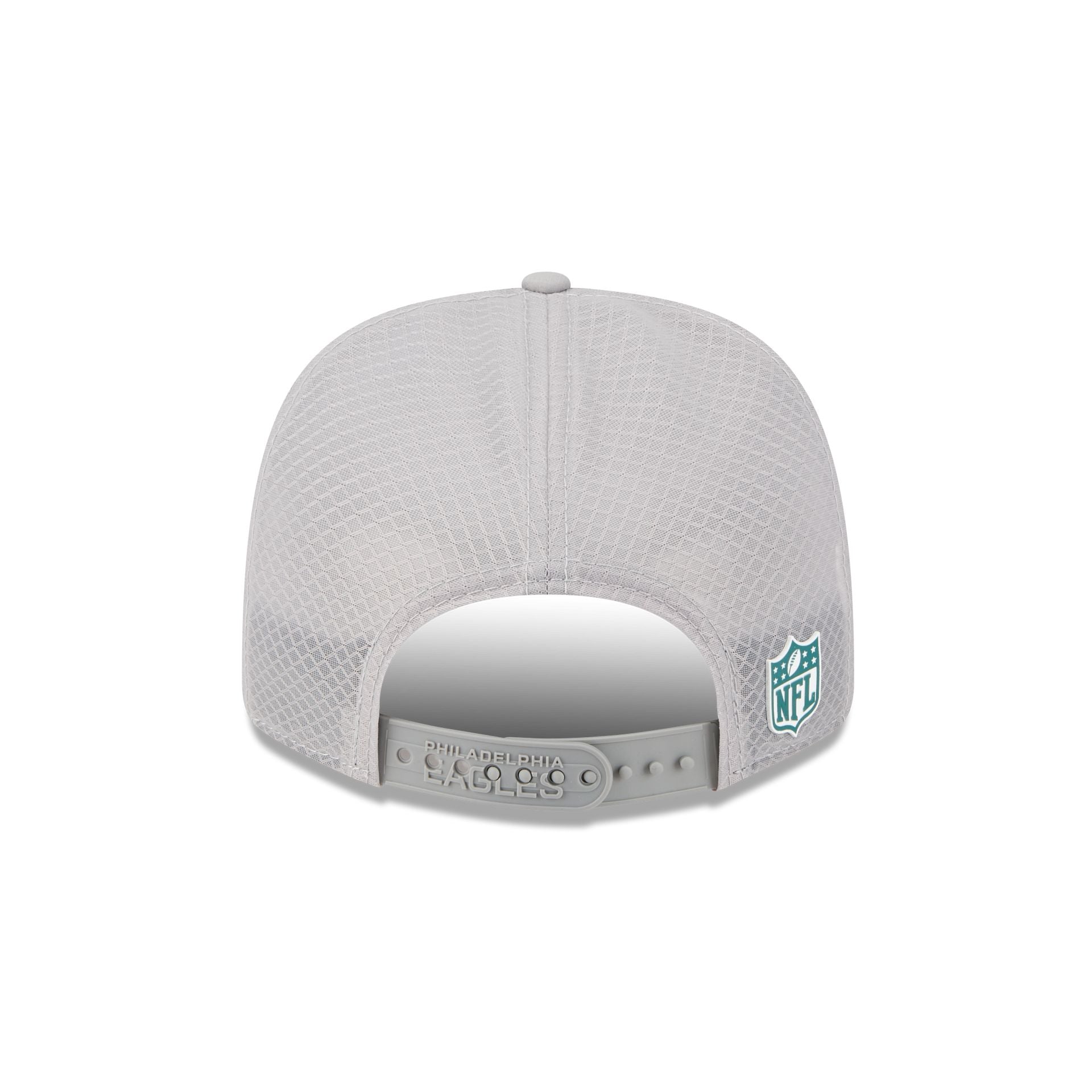 Philadelphia Eagles 2025 Sideline Hot Weather Gray 9SEVENTY Trucker Hat