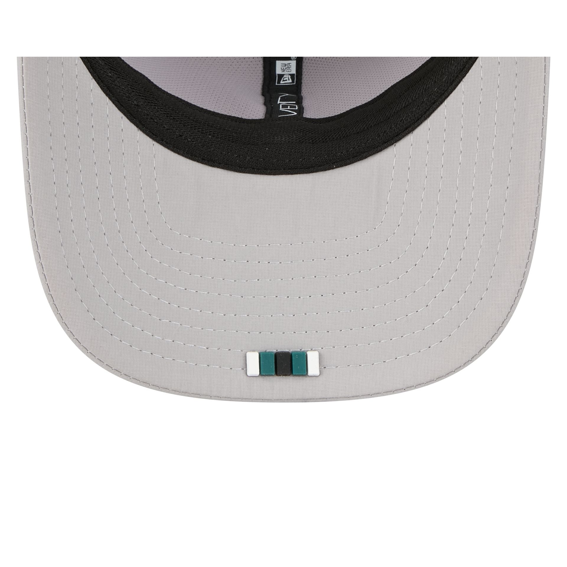 Philadelphia Eagles 2025 Sideline Hot Weather Gray 9SEVENTY Trucker Hat