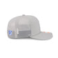 New York Giants 2025 Sideline Hot Weather Gray 9SEVENTY Trucker Hat