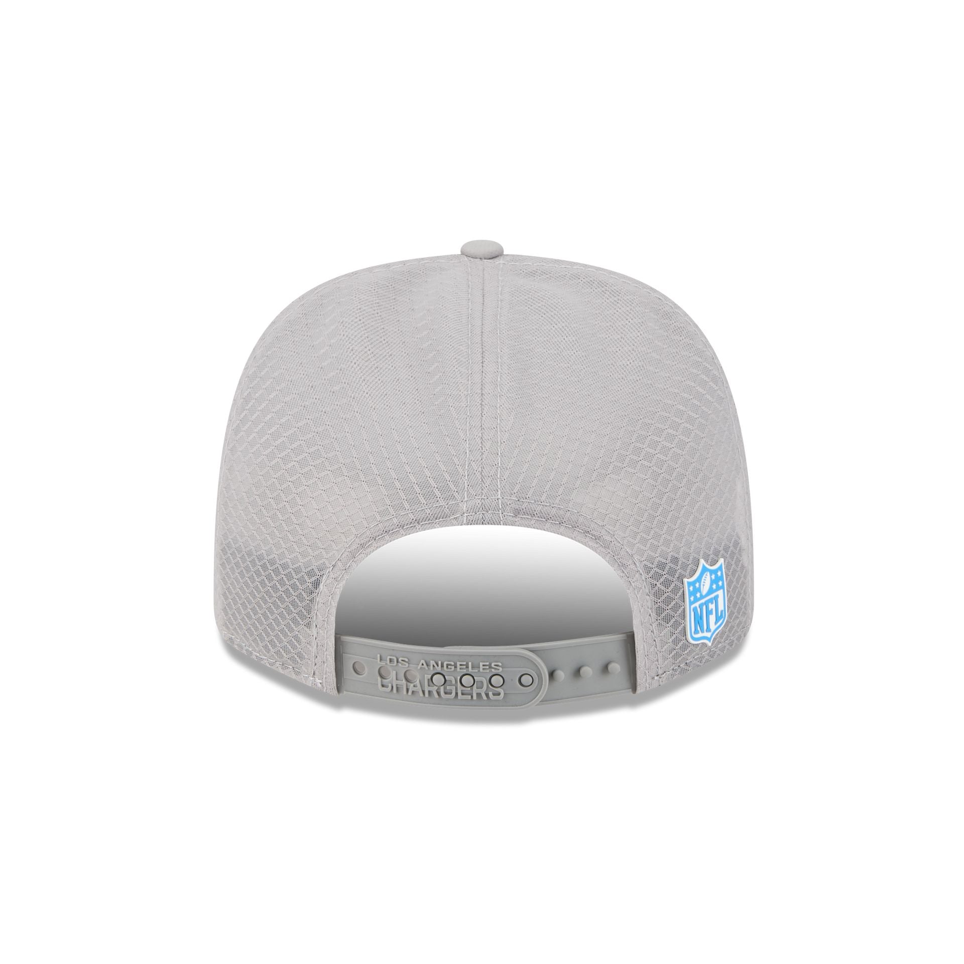 Los Angeles Chargers 2025 Sideline Hot Weather Gray 9SEVENTY Trucker Hat