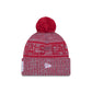 Arizona Cardinals 2025 Sideline Cold Weather Gray Pom Knit Hat
