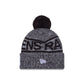 Baltimore Ravens 2025 Sideline Cold Weather Gray Pom Knit Hat