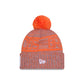 Denver Broncos 2025 Sideline Cold Weather Gray Pom Knit Hat