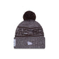 Cleveland Browns 2025 Sideline Cold Weather Gray Pom Knit Hat
