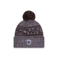 Cleveland Browns 2025 Sideline Cold Weather Gray Pom Knit Hat