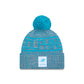 Miami Dolphins 2025 Sideline Cold Weather Gray Pom Knit Hat