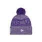 Minnesota Vikings 2025 Sideline Cold Weather Gray Pom Knit Hat