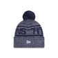 Tennessee Titans 2025 Sideline Cold Weather Gray Pom Knit Hat