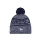 Seattle Seahawks 2025 Sideline Cold Weather Gray Pom Knit Hat