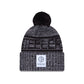 Pittsburgh Steelers 2025 Sideline Cold Weather Gray Pom Knit Hat