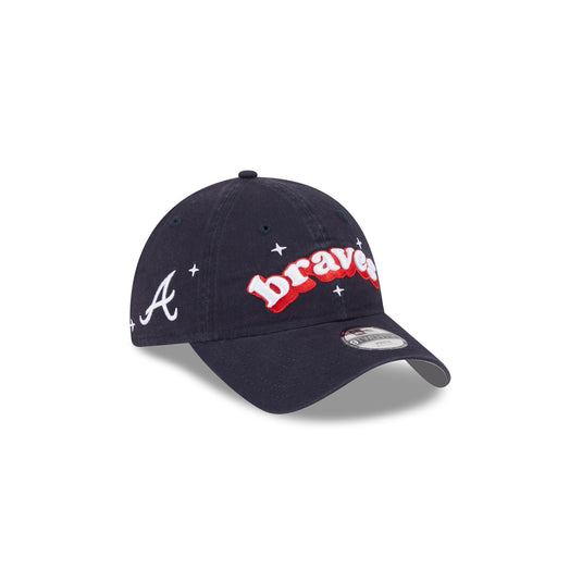 Atlanta Braves Cheer Kids 9TWENTY Adjustable Hat - New Era Cap