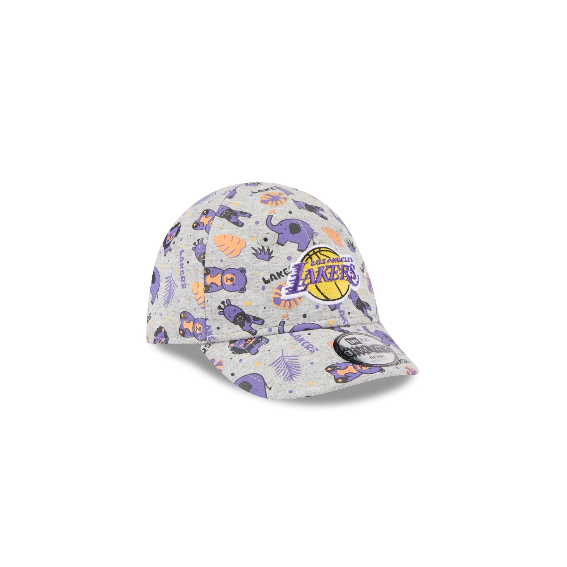Los Angeles Lakers Kids Animal 9TWENTY Adjustable Hat