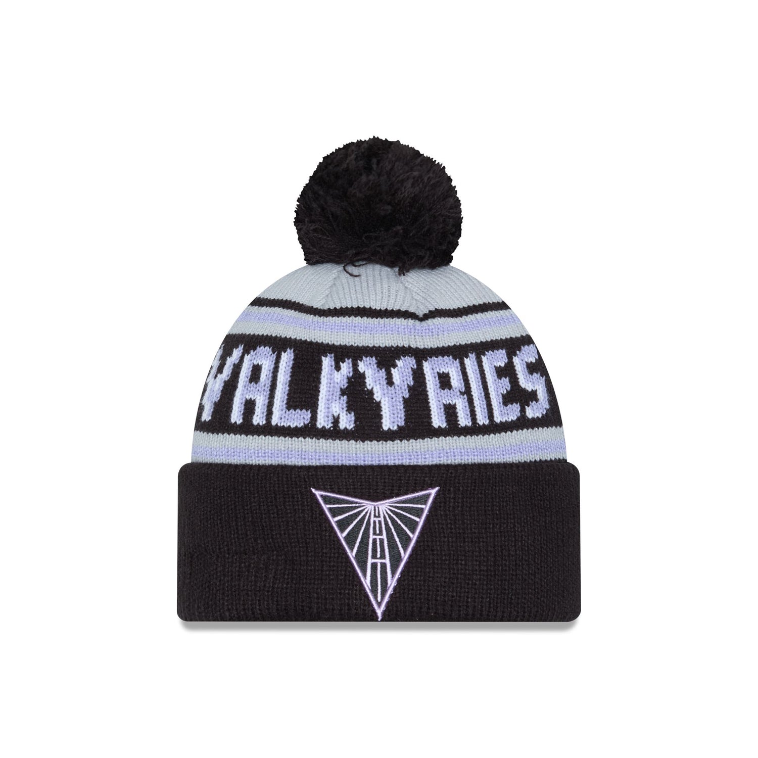 Golden State Valkyries Black Pom Knit Hat