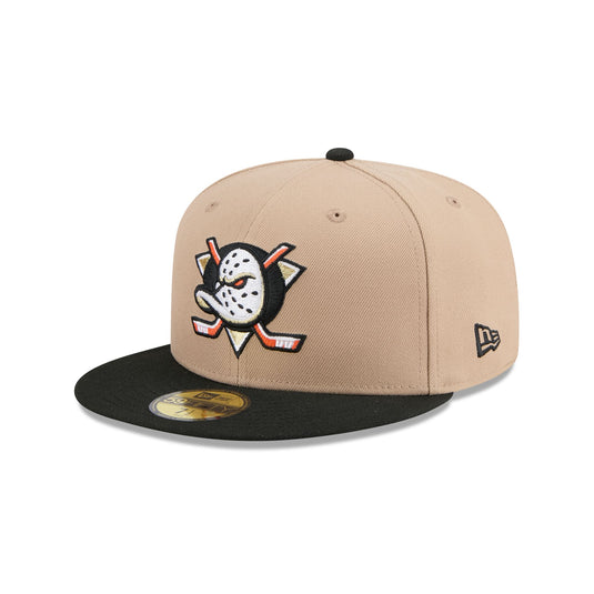 Anaheim Ducks Camel 59FIFTY Fitted Hat - New Era Cap