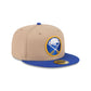 Buffalo Sabres Camel Blue Visor 59FIFTY Fitted Hat