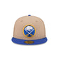Buffalo Sabres Camel Blue Visor 59FIFTY Fitted Hat