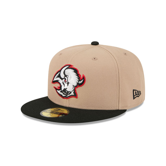 Buffalo Sabres Camel Alt 59FIFTY Fitted Hat - New Era Cap
