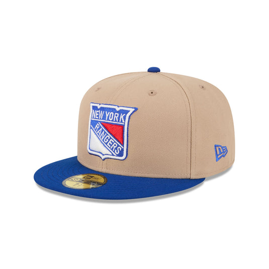 New York Rangers Camel 59FIFTY Fitted Hat - New Era Cap