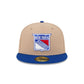 New York Rangers Camel 59FIFTY Fitted Hat