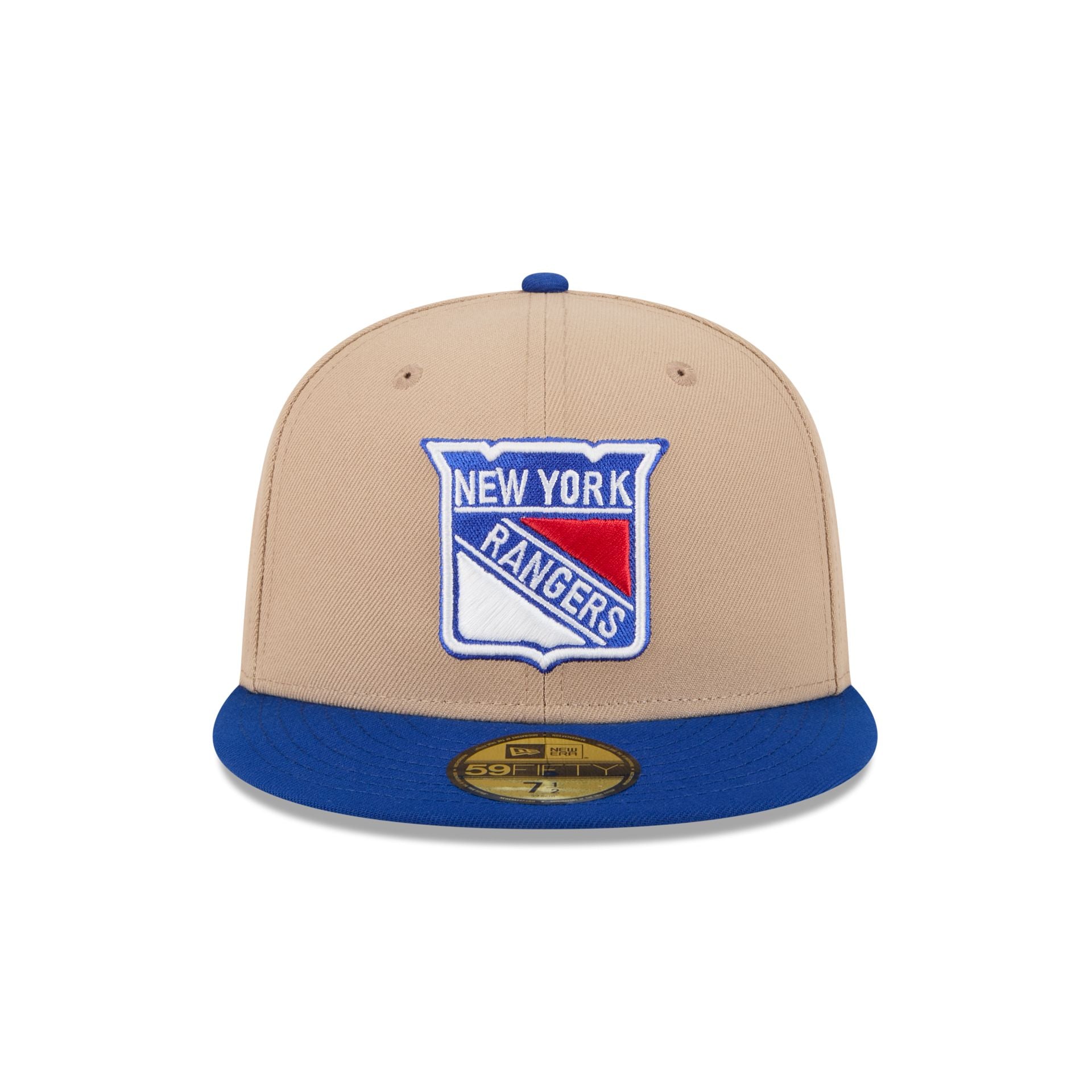 New York Rangers Camel 59FIFTY Fitted Hat
