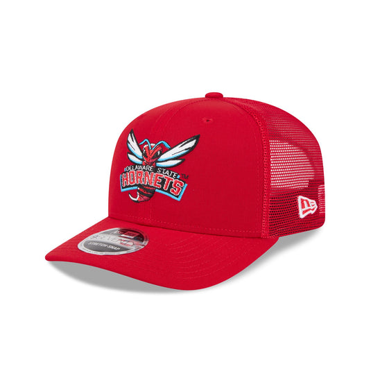 Delaware State Hornets Simple 9SEVENTY Trucker Hat - New Era Cap