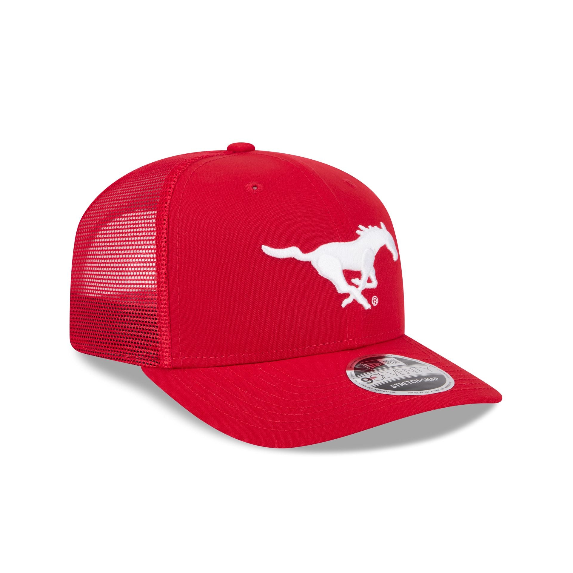 Southern Methodist Mustangs Simple 9SEVENTY Trucker Hat