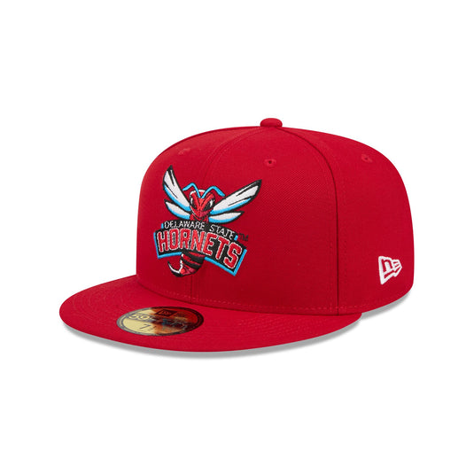 Delaware State Hornets Go-To Red 59FIFTY Fitted Hat - New Era Cap
