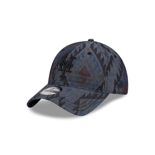 New York Mets Aztec Pattern 9TWENTY Adjustable Hat - New Era Cap