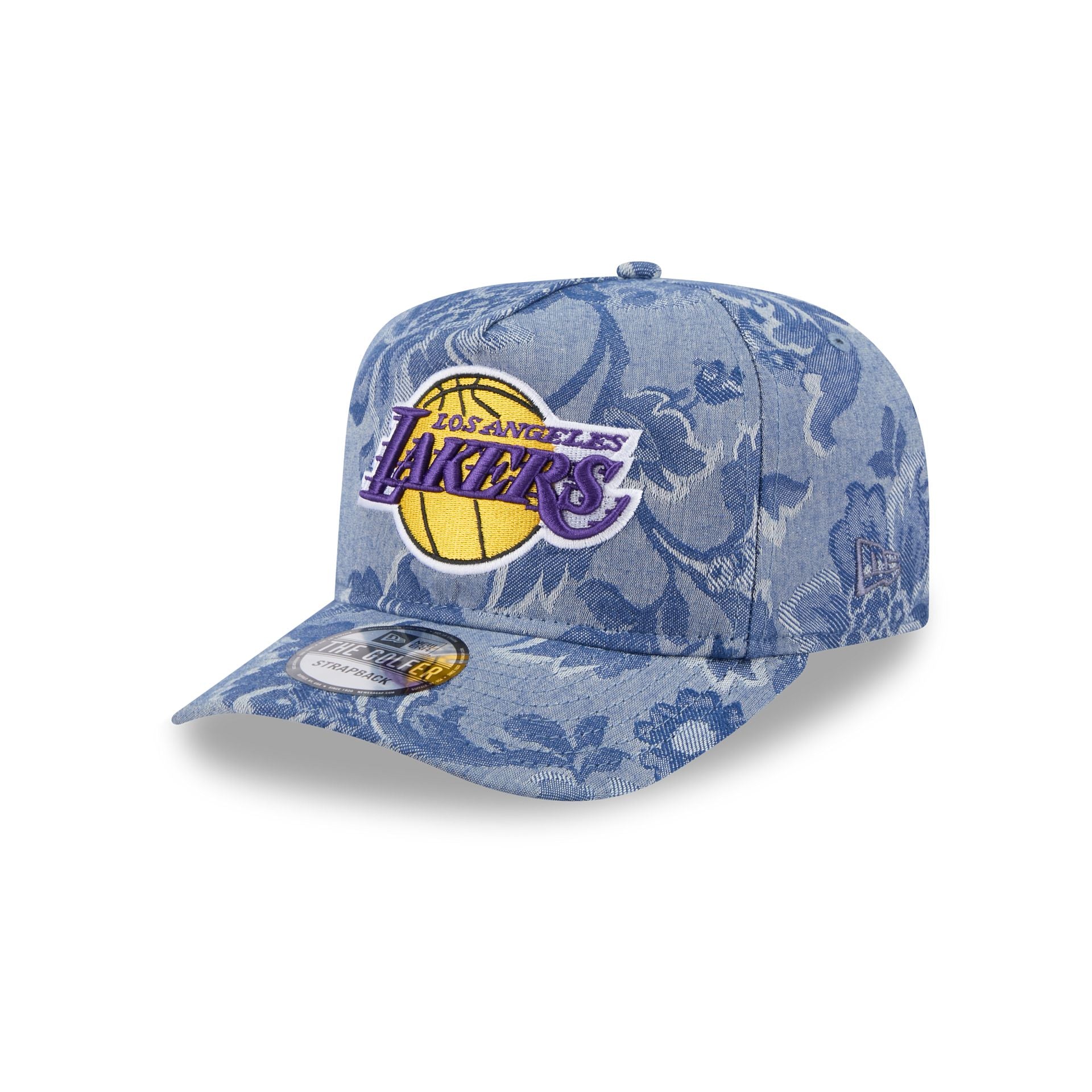 Los Angeles Lakers Denim Jacquard Golfer Hat – New Era Cap