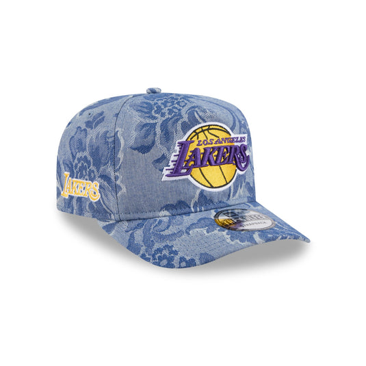 Los Angeles Lakers Denim Jacquard Golfer Hat - New Era Cap