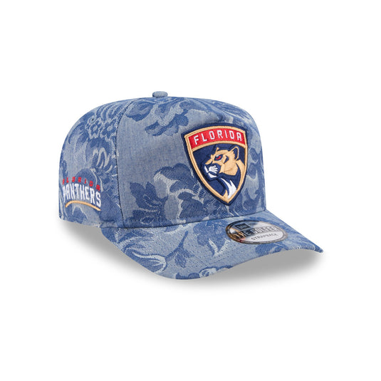 Florida Panthers Denim Jacquard Golfer Hat - New Era Cap