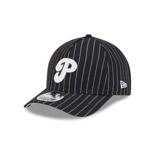 Philadelphia Phillies Dotted Pinstripe 9FORTY M-Crown A-Frame Adjustable Hat - New Era Cap
