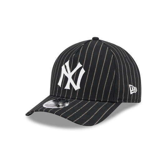 New York Yankees Dotted Pinstripe 9FORTY M-Crown A-Frame Adjustable Hat - New Era Cap