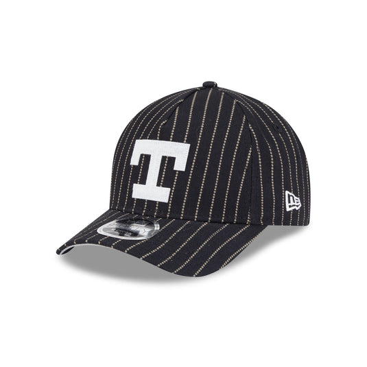 Texas Rangers Dotted Pinstripe 9FORTY M-Crown A-Frame Adjustable Hat - New Era Cap