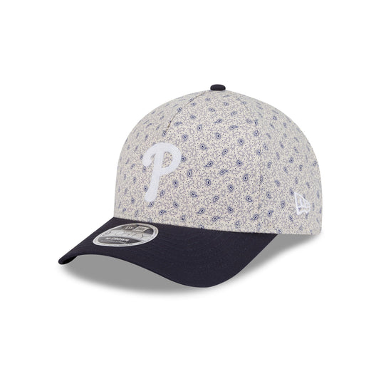 Philadelphia Phillies Micro Print 9FORTY M-Crown A-Frame Adjustable Hat - New Era Cap