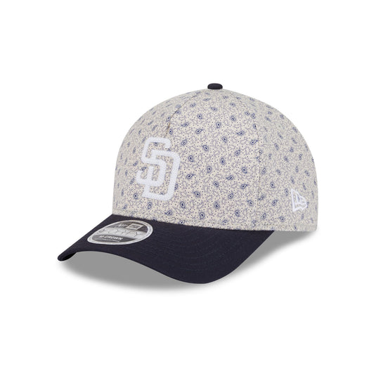 San Diego Padres Micro Print 9FORTY M-Crown A-Frame Adjustable Hat - New Era Cap