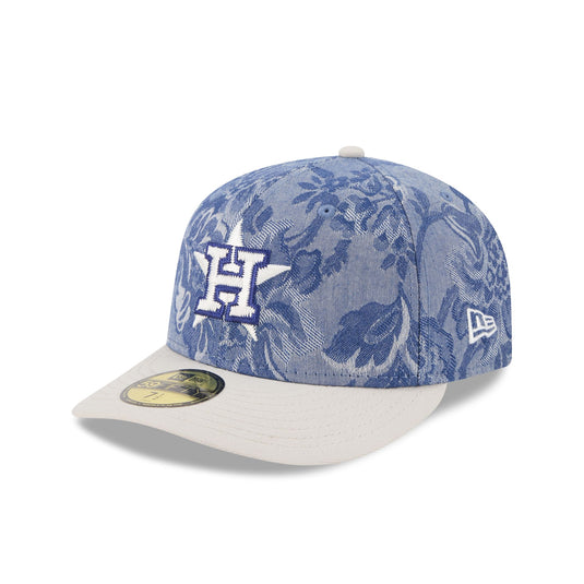 Houston Astros Two-Tone Denim 59FIFTY Fitted Hat - New Era Cap