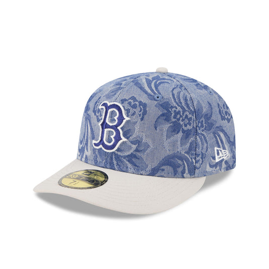 Boston Red Sox Two-Tone Denim 59FIFTY Fitted Hat - New Era Cap