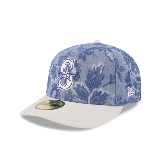 Seattle Mariners Two-Tone Denim 59FIFTY Fitted Hat - New Era Cap