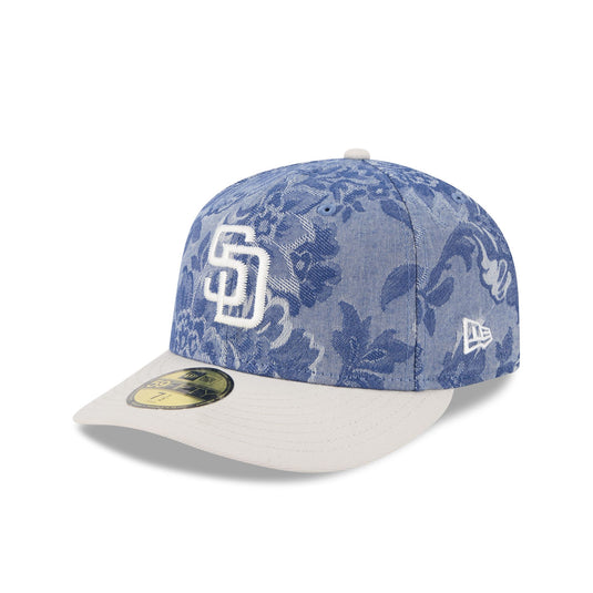San Diego Padres Two-Tone Denim 59FIFTY Fitted Hat - New Era Cap
