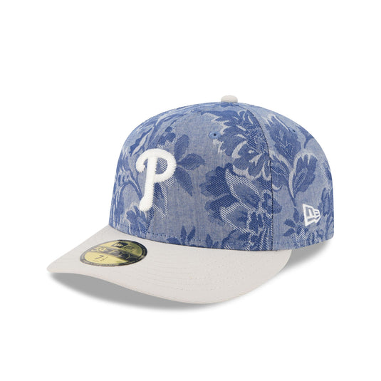 Philadelphia Phillies Two-Tone Denim 59FIFTY Fitted Hat - New Era Cap