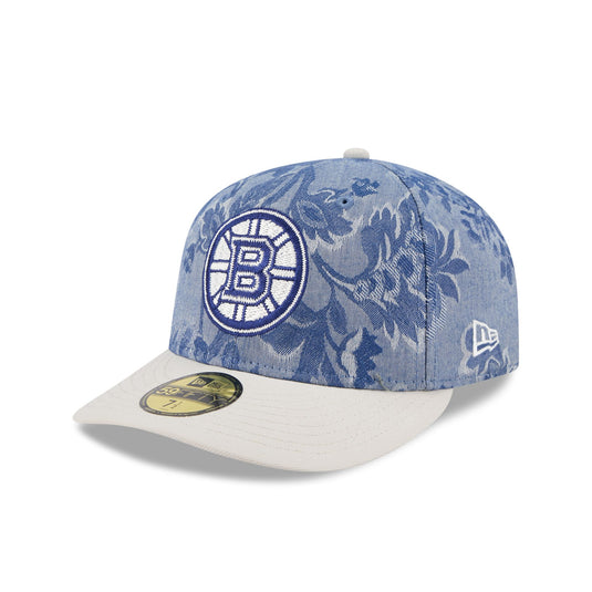 Boston Bruins Two-Tone Denim 59FIFTY Fitted Hat - New Era Cap