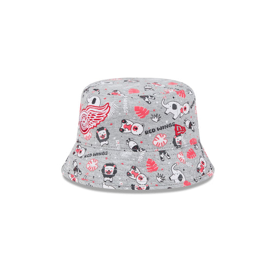 Detroit Red Wings Kids Animal Bucket Hat - New Era Cap
