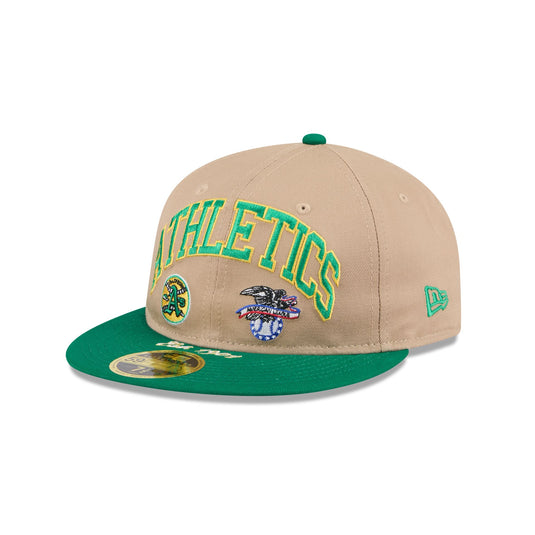 Athletics Camel Retro Crown 59FIFTY Fitted Hat - New Era Cap